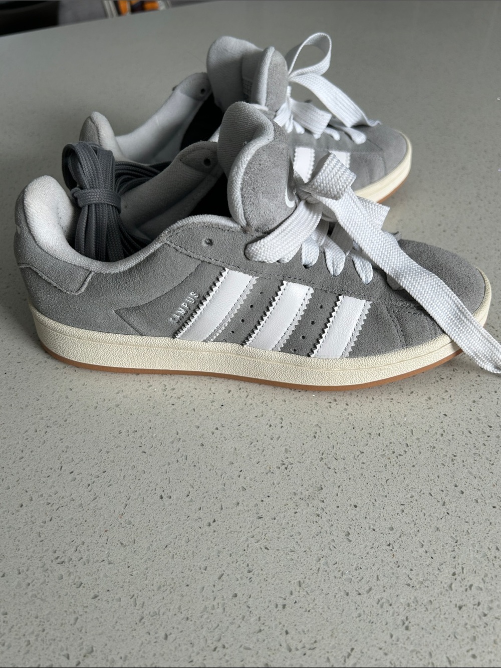 No longer Available Adidas Originals Campus Grey Suede Sneakers | Women’s 8 - Picture 4 of 12